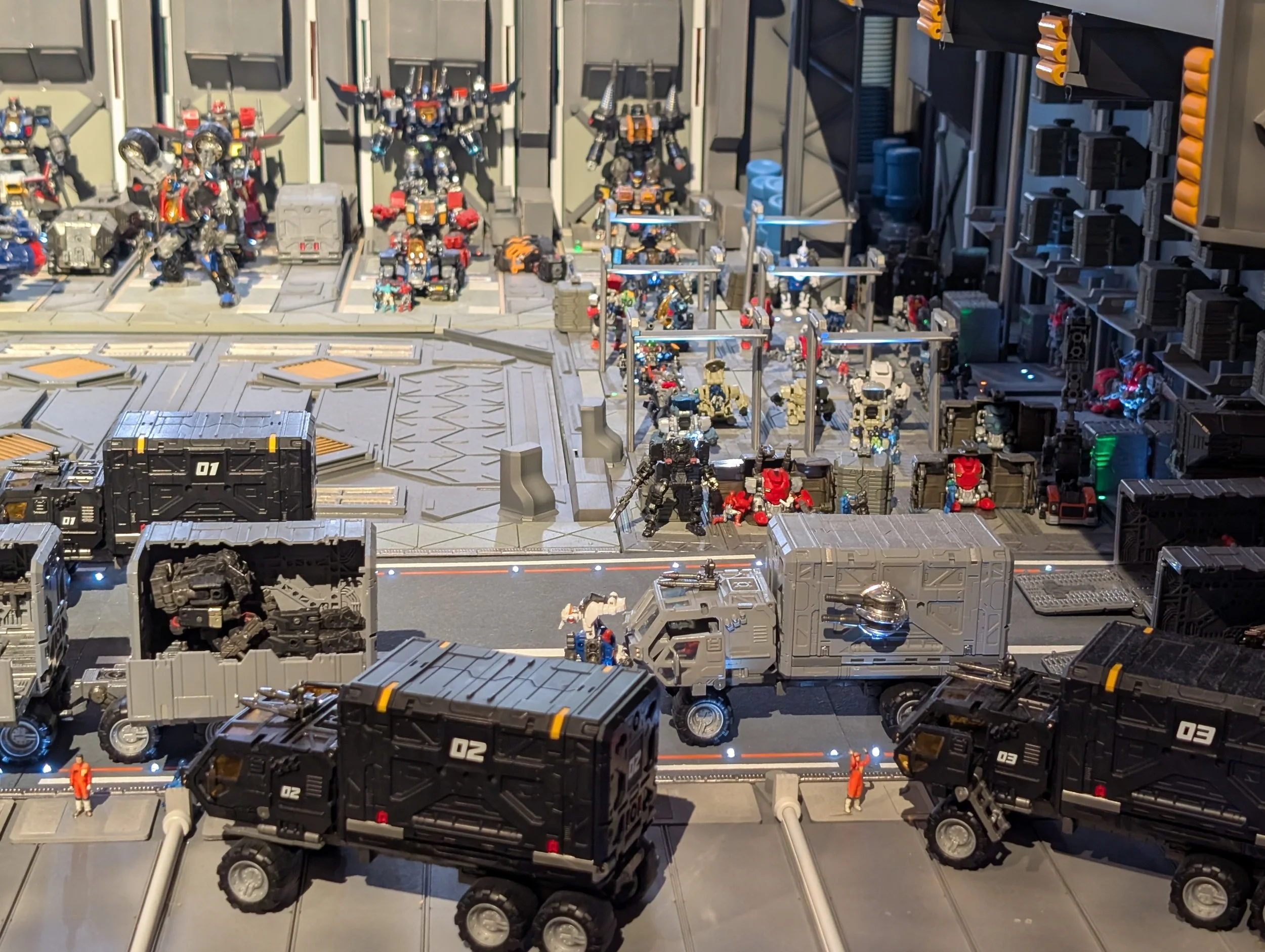 A wide miniature scene at Small Worlds Miniature Museum.